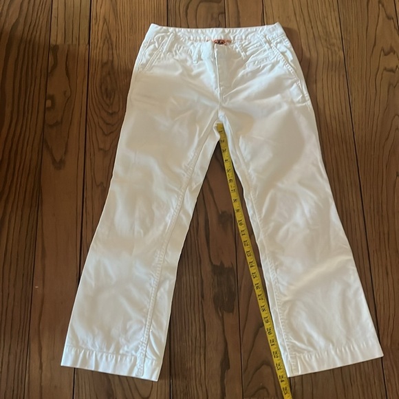 Troy Burch White Cropped wide Leg Pants Size 25 - Picture 12 of 15